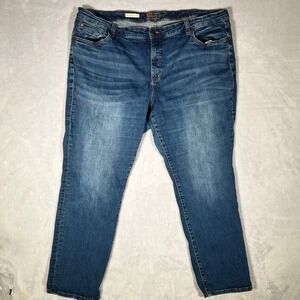 Kut from the Kloth Katy Boyfriend Jeans Plus Size 22W Medium Wash Blue Denim